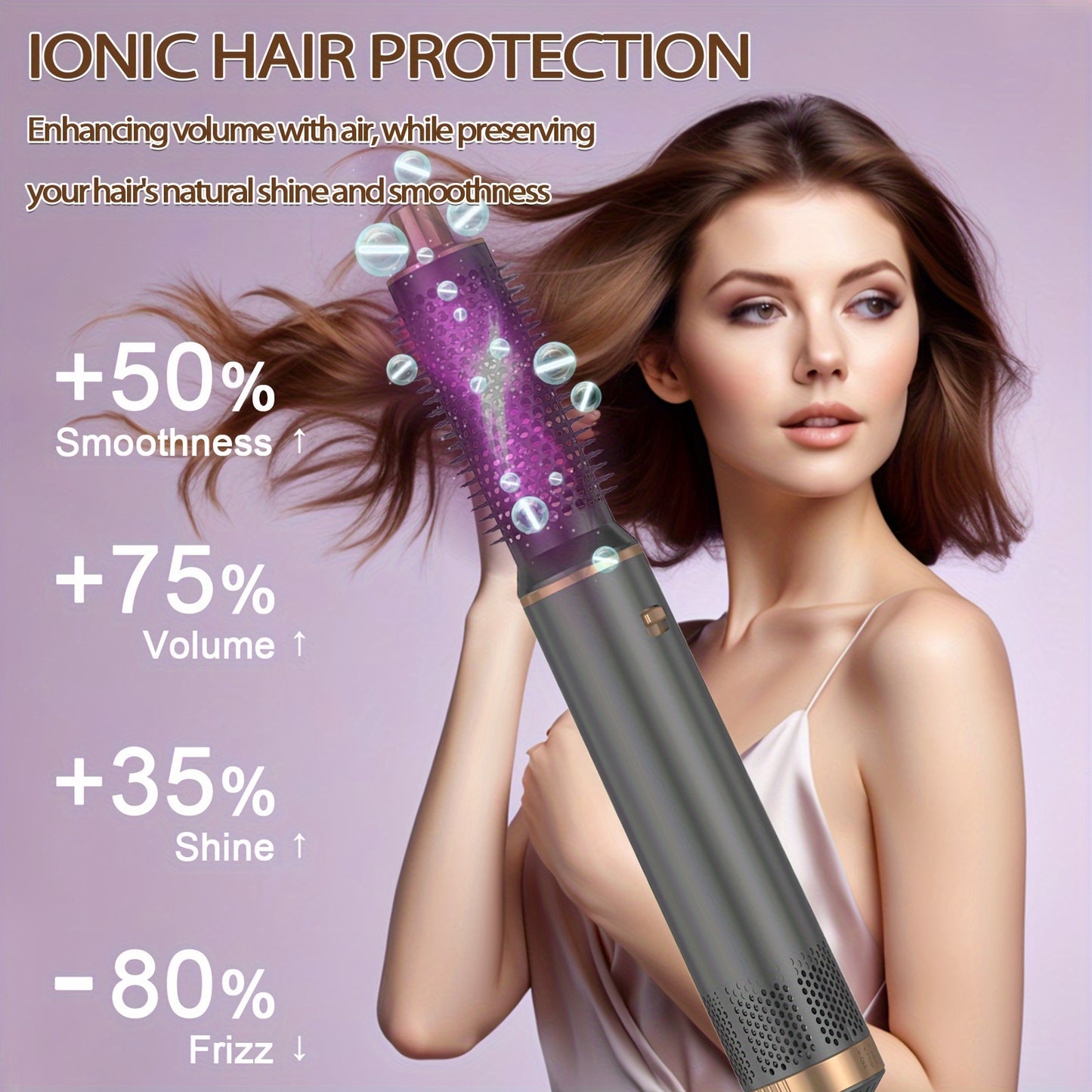 5-in-1 Hair Styler Brush for Effortless Styling and Care