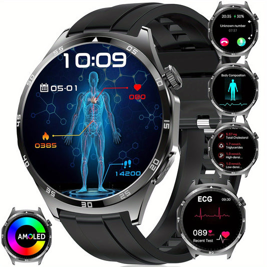 Smartwatch With AMOLED 440mAh Battery And Android IOS
