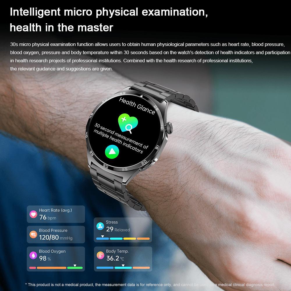 Marsyu Smartwatch Android IOS Compatible With Wireless Calls