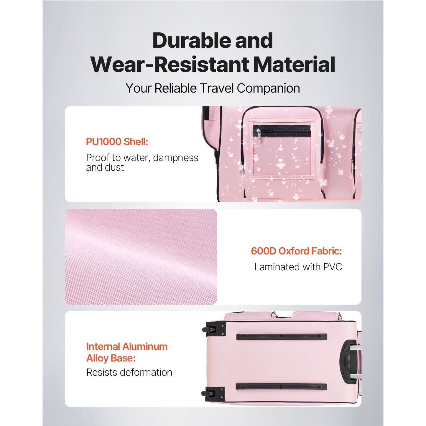 Versatile Rolling Dance Bag With Adjustable Garment Rack