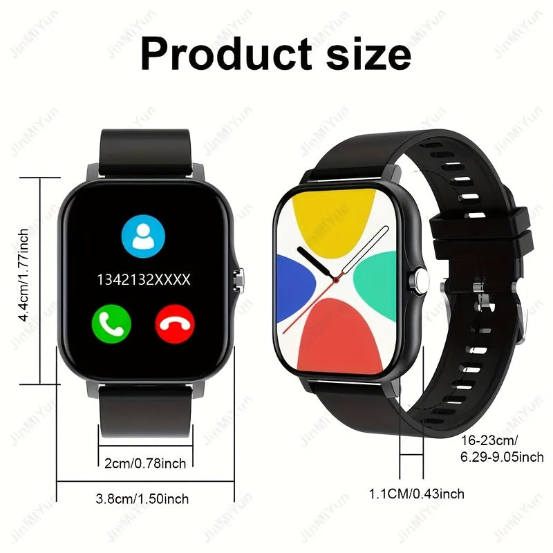 HD Touch Screen Smartwatch With Calls Step Tracking Weather