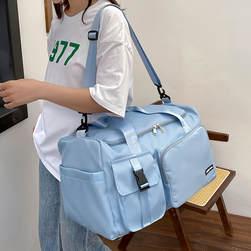 Eonothem Travel Gym Duffle Bag With Shoe Compartment