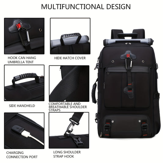 Travel Laptop Backpack With Shoe Compartment For Business