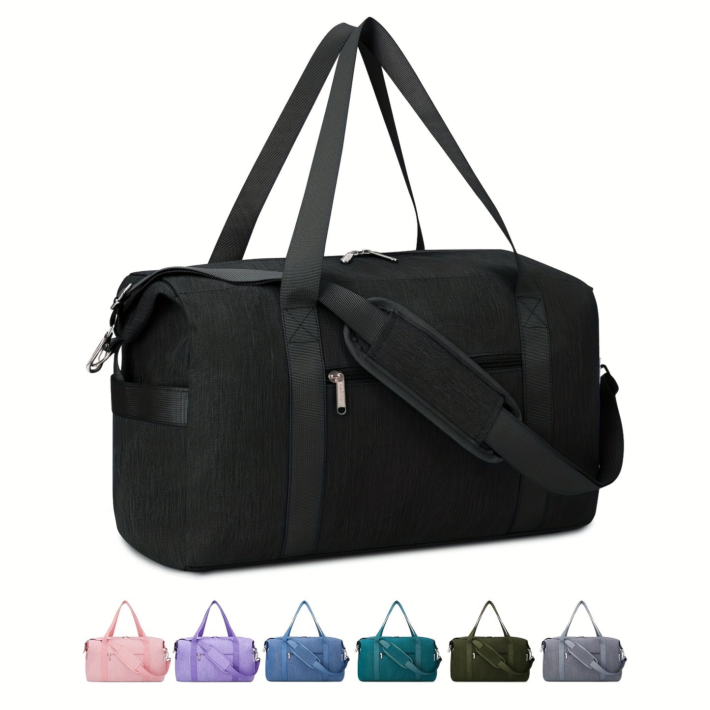 Travel Duffle Bag With Wet Dry Shoe Compartment Laptop