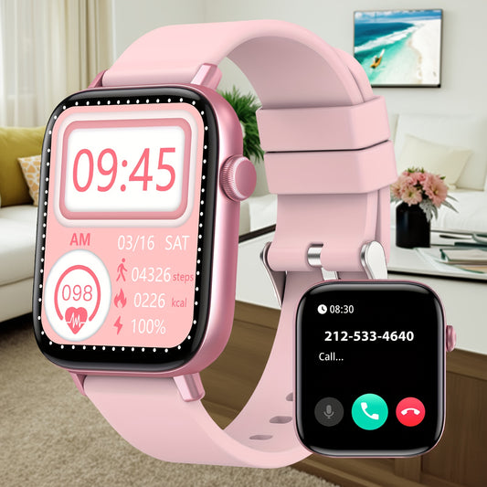 Smart Watch Fitness Tracker With Touch Screen And Voice Control