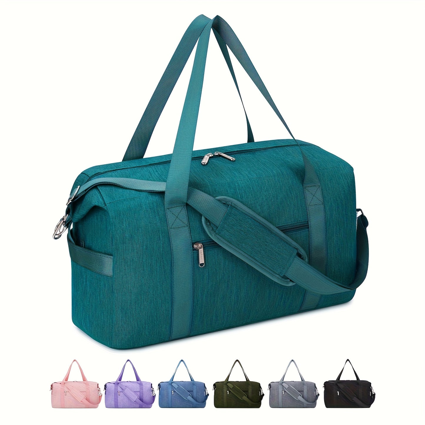 Travel Duffle Bag With Wet Dry Shoe Compartment Laptop