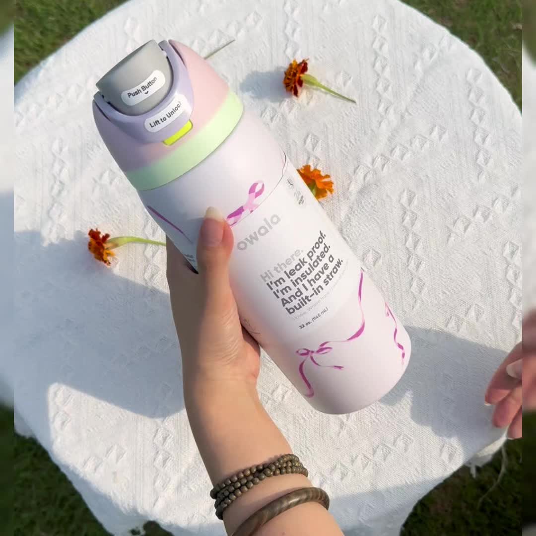 Stainless Steel Insulated Thermos With Built In Straw All Day